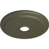 Ekena Millwork CM24CRWHF - 24 1/8"OD x 4 3/8"ID x 2 1/4"P Crendon Ceiling Medallion (Fits Canopies up to 4 3/8") - Ceiling Medallion, Witch Hazel view 2