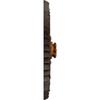 Ekena Millwork CM20SHPGS Shakuras Ceiling Medallion 19 3/4"OD x 1 3/8"P (for Canopies up to 5") Hand-Painted Rust view 3