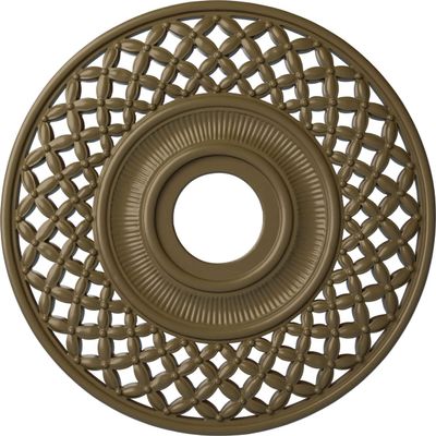Ekena Millwork CM22RBMMF Robin Ceiling Medallion, Mississippi Mud