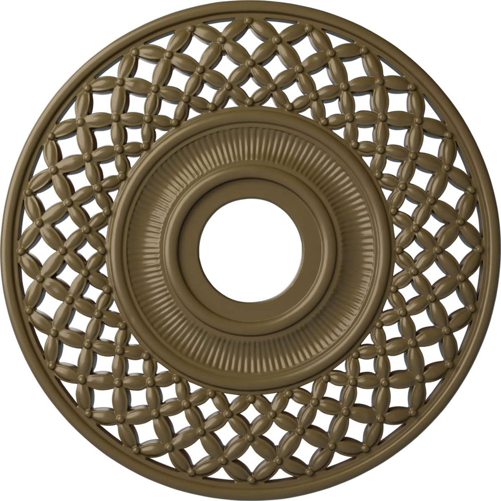 Ekena Millwork CM22RBMMF Robin Ceiling Medallion, Mississippi Mud