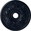 Ekena Millwork CM23ACMDF 23 OD x 4 5/8 ID x 1 7/8 P Acanthus Twist Ceiling Medallion (fits Canopies up to 8 3/8), Hand-Painted, Midnight Dream view 1