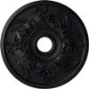 Ekena Millwork CM23ACSGS 23 OD x 4 5/8 ID x 1 7/8 P Acanthus Twist Ceiling Medallion fits Canopies up to 8 3/8, Steel Gray view 1