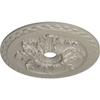Ekena Millwork CM23BOPWS 23 5/8 OD x 3" ID x 2" P Bordeaux Deluxe Ceiling Medallion (fits Canopies up to 4"), Hand-Painted, Pearl White view 2