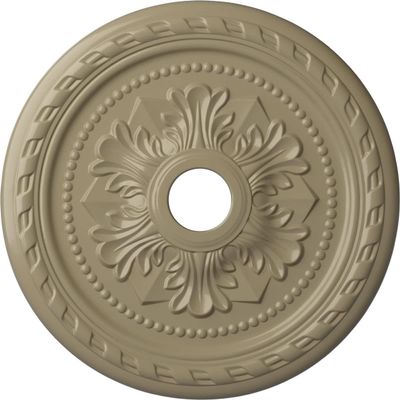 Ekena Millwork CM23PMGDF Palmetto Ceiling Medallion, 23-5/8" x 3-5/8" x 1-5/8", Gobi Desert