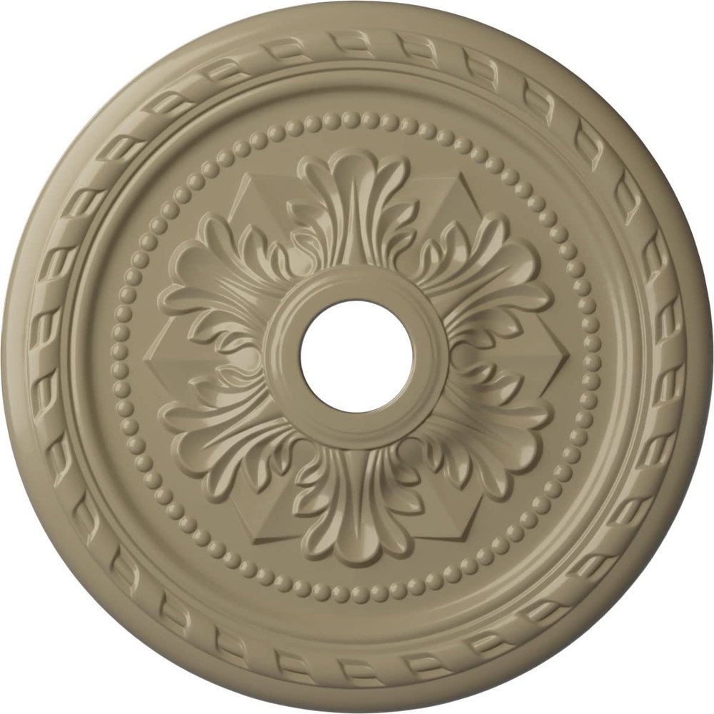Ekena Millwork CM23PMGDF Palmetto Ceiling Medallion, 23-5/8" x 3-5/8" x 1-5/8", Gobi Desert