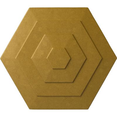 23 1/4"OD x 7/8"P Woodruff Ceiling Medallion, Hand-Painted Pharaoh's Gold