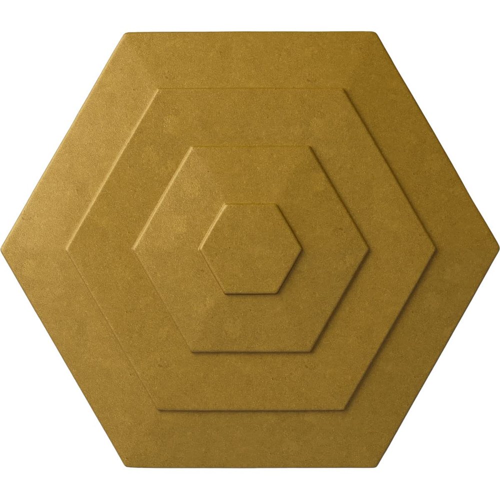 23 1/4"OD x 7/8"P Woodruff Ceiling Medallion, Hand-Painted Pharaoh's Gold