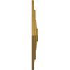 23 1/4"OD x 7/8"P Woodruff Ceiling Medallion, Hand-Painted Pharaoh's Gold view 3