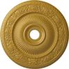 24 1/4"OD x 3 7/8"ID x 2"P Logan Ceiling Medallion (Fits Canopies up to 6 1/8"), Hand-Painted Iridescent Gold view 1