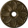Ekena Millwork Milan Ceiling Medallion, Brass view 1