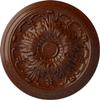 Ekena Millwork CM20DABMC Damon Ceiling Medallion, Burnished Mahogany Crackle view 1