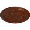 Ekena Millwork CM20DABMC Damon Ceiling Medallion, Burnished Mahogany Crackle view 2