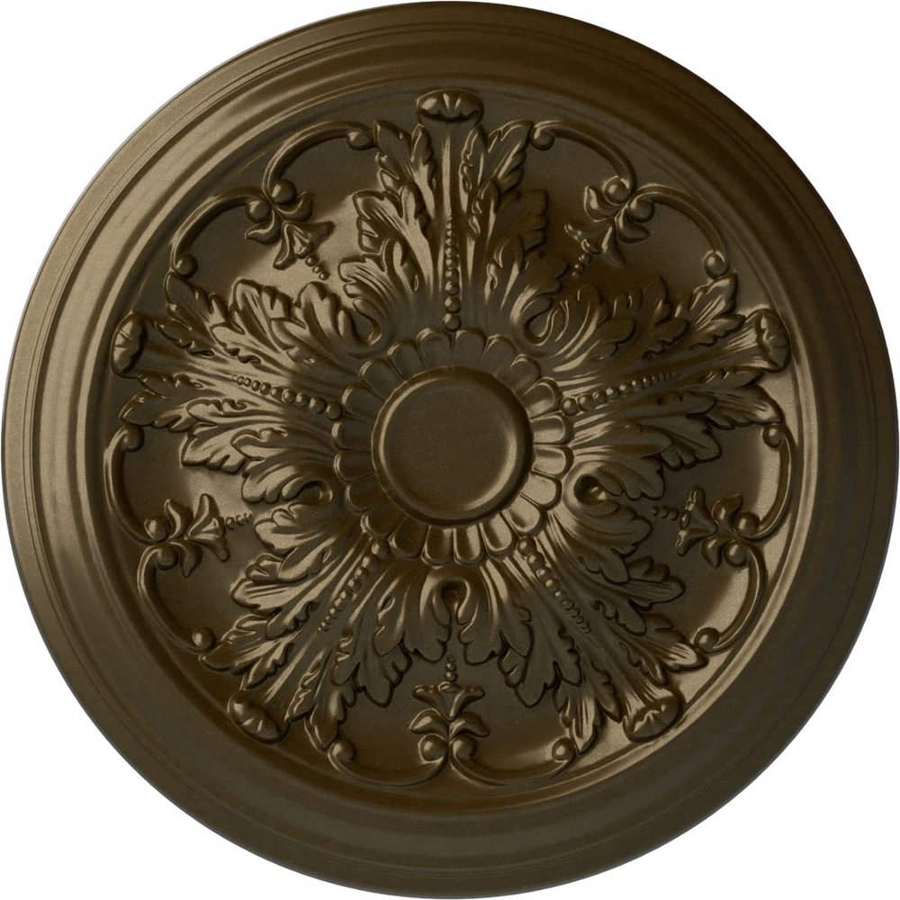 Ekena Millwork CM20DABRS Damon Ceiling Medallion, Brass