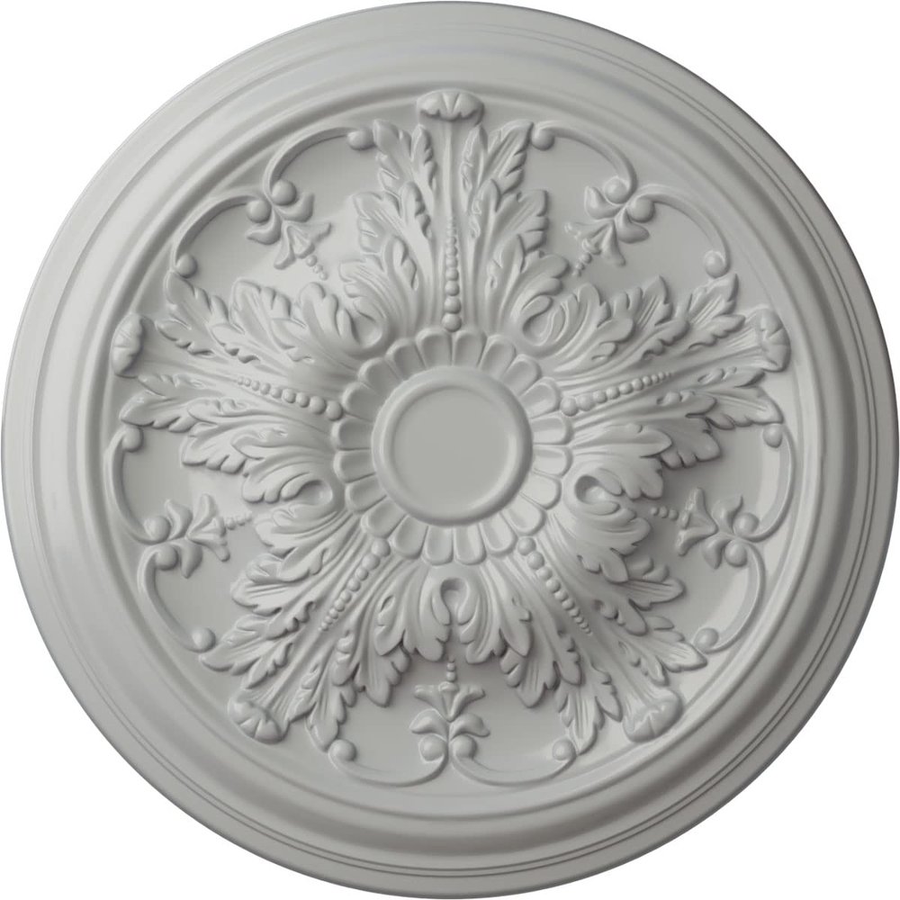 Ekena Millwork CM20DAFRF Damon Ceiling Medallion, Frost