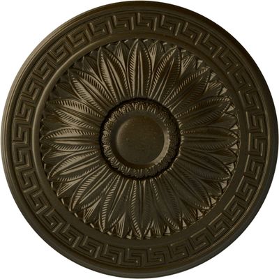 Ekena Millwork CM20HAGGS Randee Ceiling Medallion, Green Gold