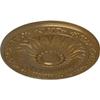 Ekena Millwork CM20LUPAS Lunel Ceiling Medallion, 20 1/4 OD x 1 1/2 P, Pale Gold view 2