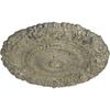 Ekena Millwork CM21MACSC 21" OD x 2" P Marseille Ceiling Medallion (fits Canopies up to 7 3/8), Hand-Painted, Castle Stone Crackle view 2