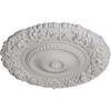 Ekena Millwork CM21MAUWF 21" OD x 2" P Marseille Ceiling Medallion fits Canopies up to 7 3/8, Ultra Pure White view 2