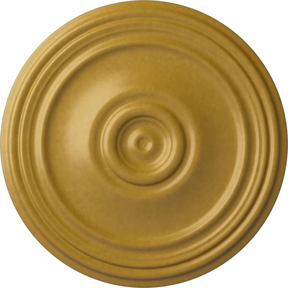 Ekena Millwork CM21REIGS Reece Ceiling Medallion, 21" OD x 1 1/4 P, Iridescent Gold