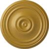 Ekena Millwork CM21REIGS Reece Ceiling Medallion, 21" OD x 1 1/4 P, Iridescent Gold view 1
