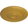 Ekena Millwork CM21REIGS Reece Ceiling Medallion, 21" OD x 1 1/4 P, Iridescent Gold view 2