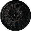 Ekena Millwork CM22BOBPS Bordeaux Ceiling Medallion, Black Pearl view 1