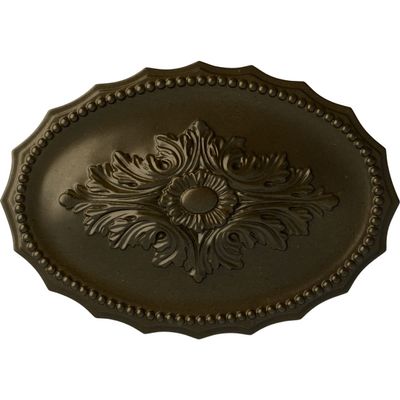 Ekena Millwork CM16OXGGS - Oxford - Ceiling Medallion, Green Gold