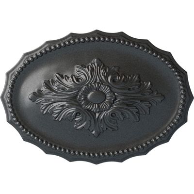 Ekena Millwork CM16OXPESDecorative Ceiling Medallions Modeled After Original Historical Patterns & Designs, Pewter