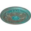 Ekena Millwork CM16SWCGSDecorative Ceiling Medallions Modeled After Original Historical Patterns & Designs, Copper Green Patina view 2