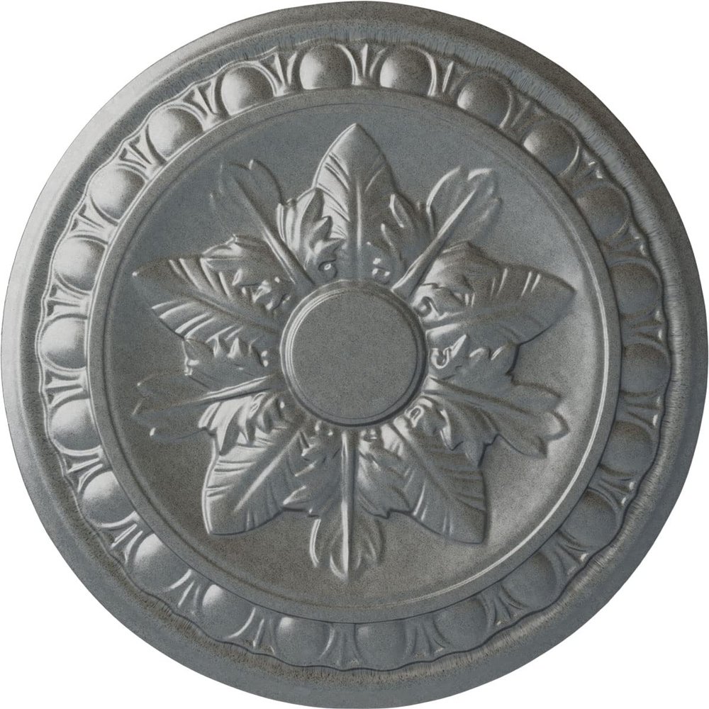 Ekena Millwork CM17EXCSCDecorative Ceiling Medallions Modeled After Original Historical Patterns & Designs, Castle Stone Crackle