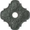 Ekena Millwork CM17PEAGCDecorative Ceiling Medallions Modeled After Original Historical Patterns & Designs, Athenian Green Crackle view 1