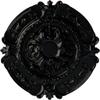 Ekena Millwork CM17SOBPSDecorative Ceiling Medallions Modeled After Original Historical Patterns & Designs, Black Pearl view 1