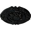Ekena Millwork CM17SOBPSDecorative Ceiling Medallions Modeled After Original Historical Patterns & Designs, Black Pearl view 2