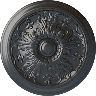 Ekena Millwork CM17VIPESDecorative Ceiling Medallions Modeled After Original Historical Patterns & Designs, Pewter