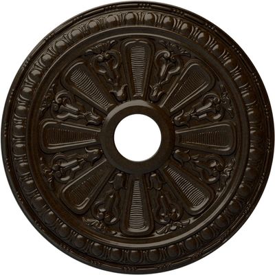 Ekena Millwork CM23BIBZS 23-1/2 x 3-7/8 x 1" Bristol Ceiling Medallion, Bronze