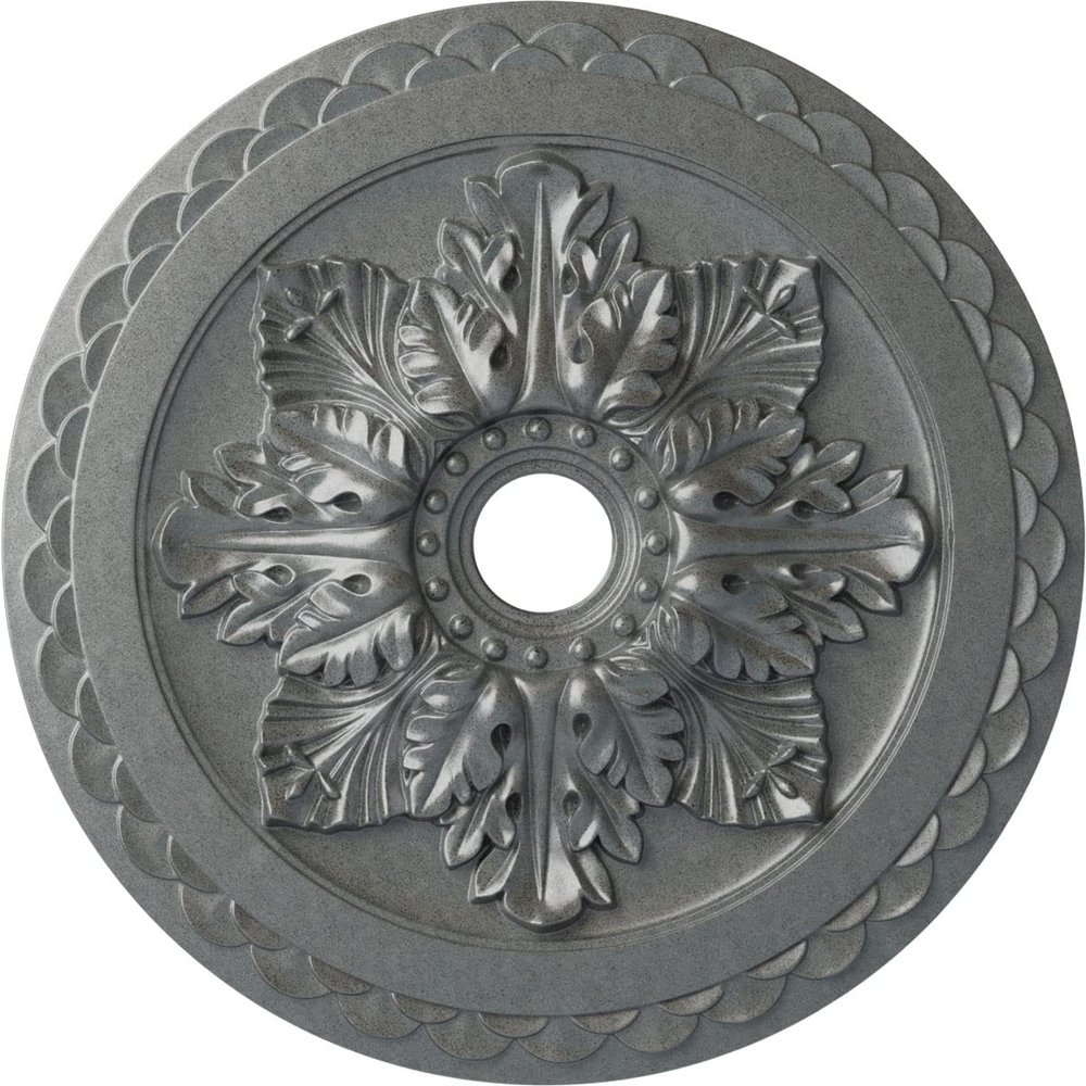 Ekena Millwork CM23BOPLS Ceiling Medallion, Platinum