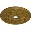 Ekena Millwork CM23JABLF 23 5/8 OD x 3 ID x 2 1/8 P Jamie Ceiling Medallion (fits Canopies up to 3 7/8), Hand-Painted, Jet Black view 2