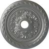 Ekena Millwork CM23PMSLS Palmetto Ceiling Medallion, Silver, 23 5/8"OD x 3 5/8"ID x 1 5/8"P view 1