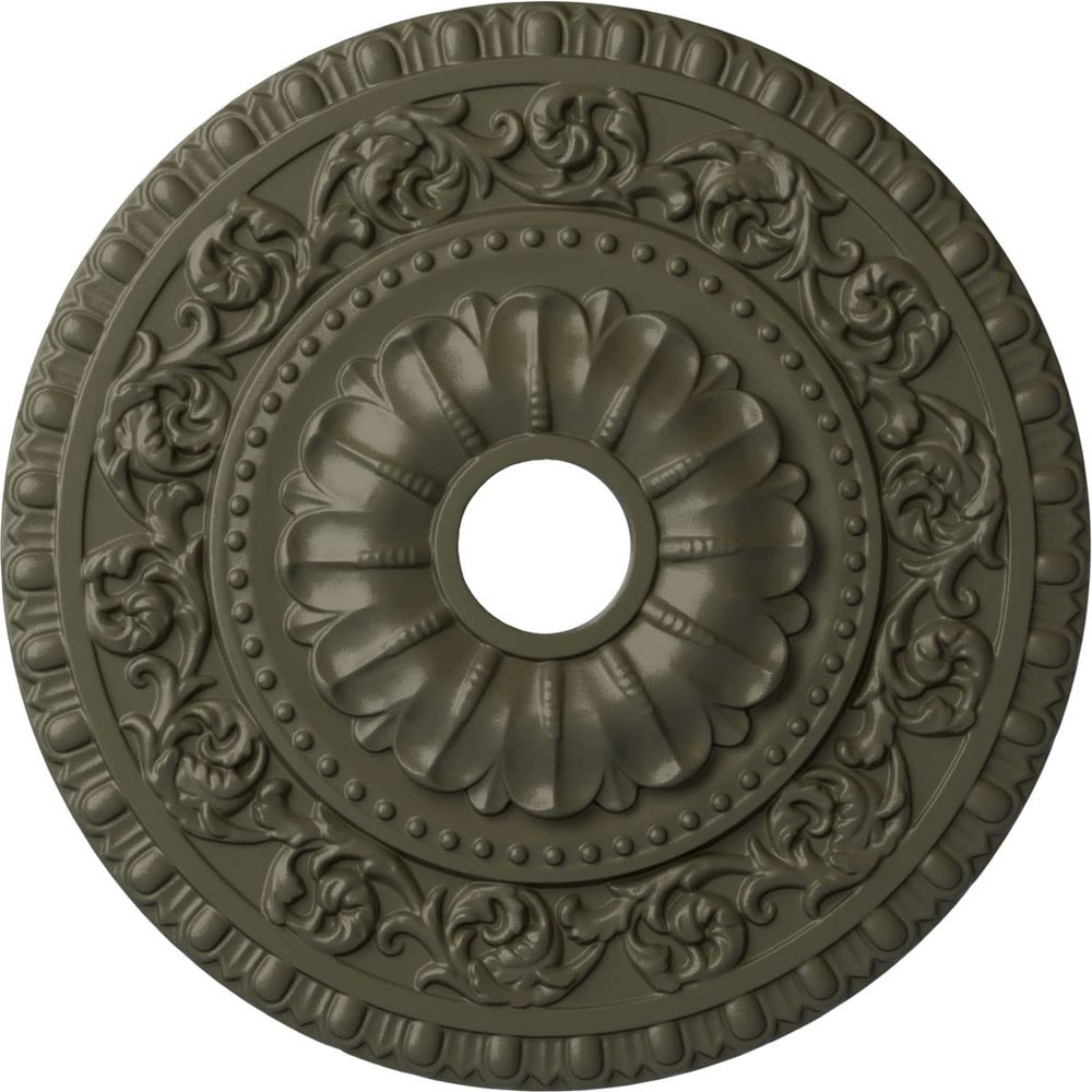 Ekena Millwork CM23VAWHF Vaduz Ceiling Medallion, 23-1/2" x 3-1/2" x 2-1/8", Witch Hazel