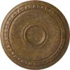Ekena Millwork CM24CARZS 24-1/4" x 1-1/2" Caputo Ceiling Medallion, Rubbed Bronze view 1