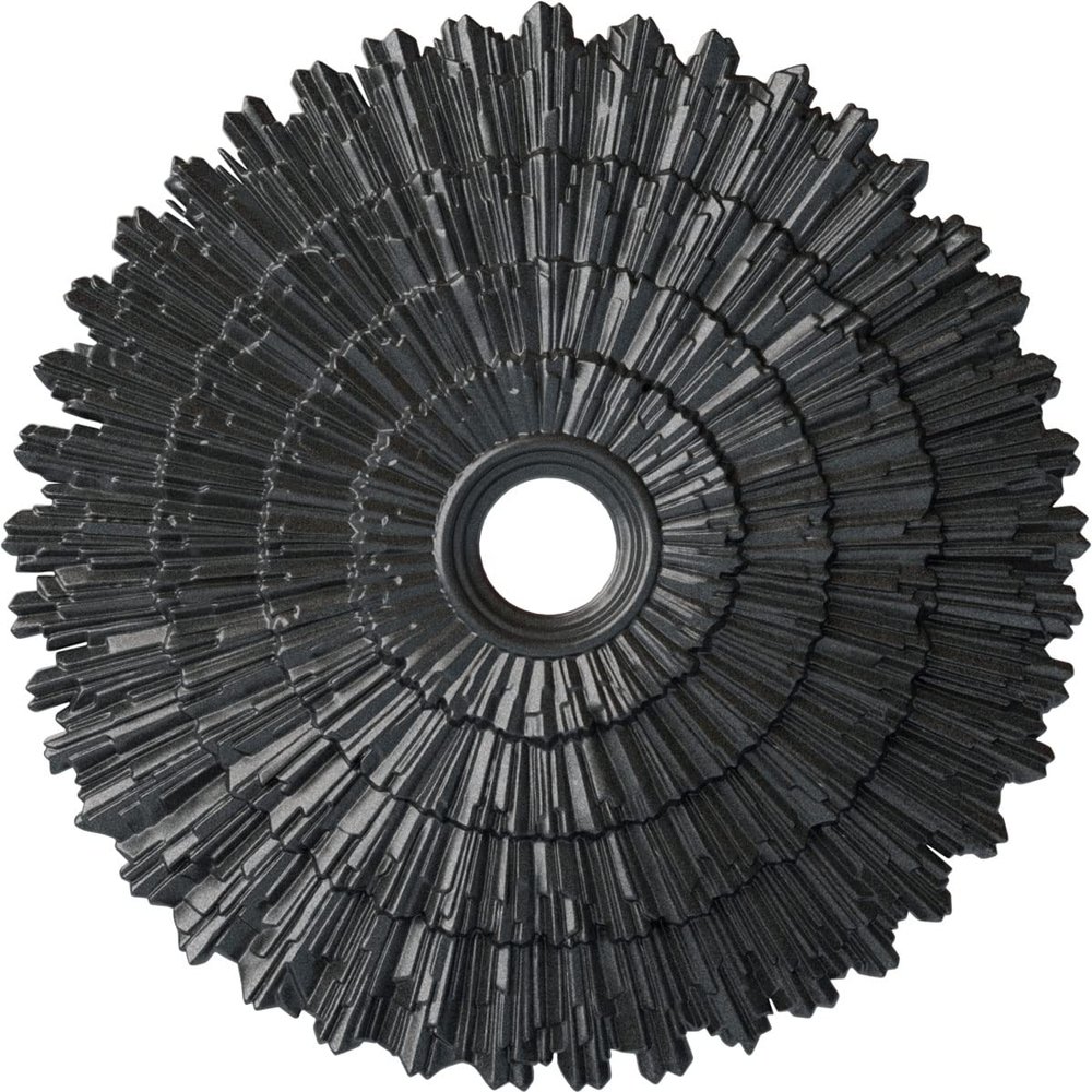 Ekena Millwork CM24ENPES Cm24Enpes Eryn Ceiling Medallion, 24-3/4" X 3-1/4" X 1-7/8", Pewter