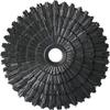 Ekena Millwork CM24ENPES Cm24Enpes Eryn Ceiling Medallion, 24-3/4" X 3-1/4" X 1-7/8", Pewter view 1