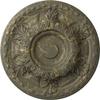 Ekena Millwork CM24GAWHC 23-1/2" x 2-3/4" Granada Ceiling Medallion, Witch Hazel Crackle view 1