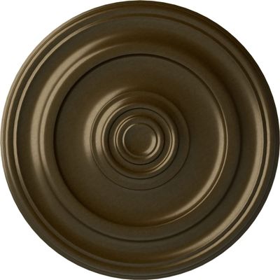 Ekena Millwork Kepler Traditional Ceiling Medallion, Brass