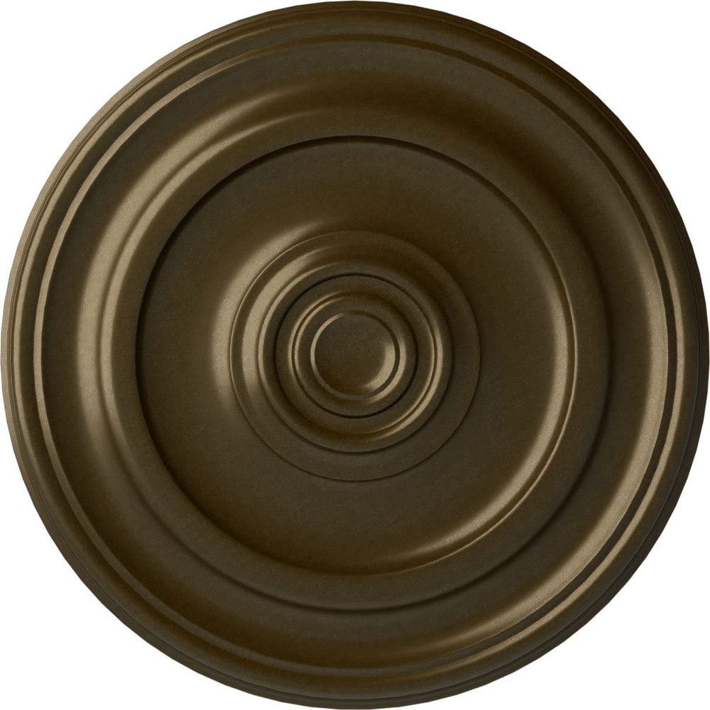 Ekena Millwork Kepler Traditional Ceiling Medallion, Brass