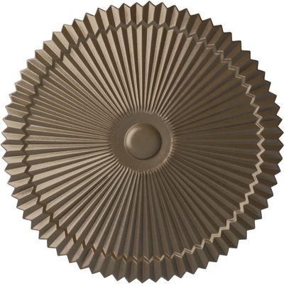 Ekena Millwork CM24SHWSS - 24"OD x 3"P Shakur as Ceiling Medallion (Fits Canopies up to 5") - Ceiling Medallion, Warm Silver
