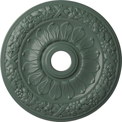 Ekena Millwork CM24SWCBF 24" x 4" x 1-1/2" Swindon Ceiling Medallion, Cloud Burst
