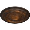 24 3/8"OD x 1 1/2"P Traditional Ceiling Medallion (Fits Canopies up to 5 1/2"), Hand-Painted Rust view 2