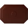 Ekena Millwork CM25FEACS 25-1/4" x 17-1/4" x 1-3/4" Felix Ceiling Medallion, Antique Copper view 1