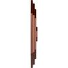 Ekena Millwork CM25FEACS 25-1/4" x 17-1/4" x 1-3/4" Felix Ceiling Medallion, Antique Copper view 3